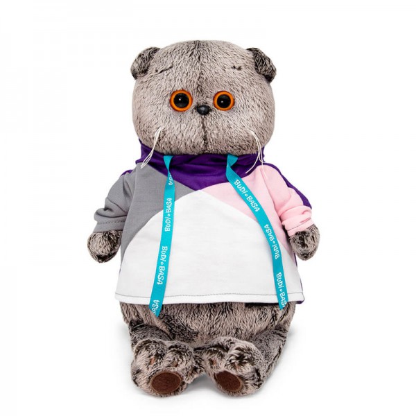 Басик в разноцветной толстовке 19 см фото