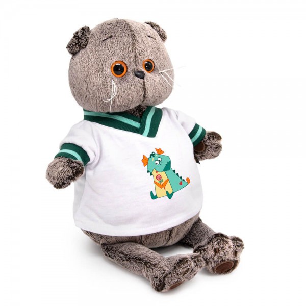 Басик в футболке с дракончиком 19 см фото 1