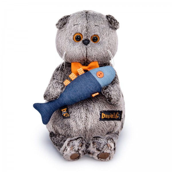 Басик с джинсовой рыбкой 19 см фото