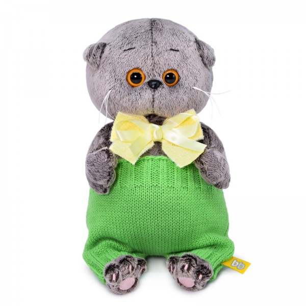 Басик BABY в вязаных штанишках 20 см фото