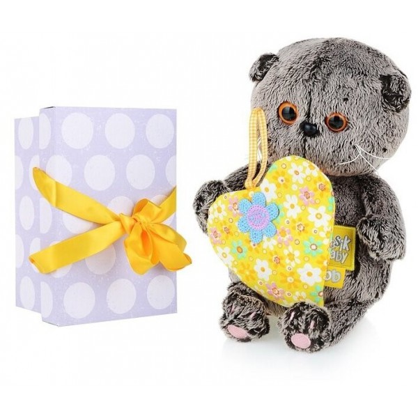 Басик  BABY с сердечком 20 см фото 2