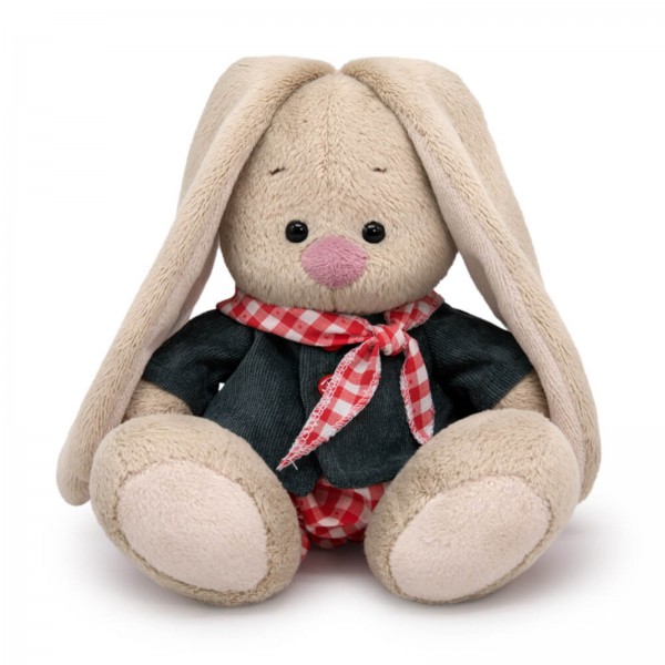 Зайка Ми в вельветовом пиджачке и брючках 15 см фото