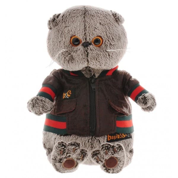 Басик & Ко в кожаной куртке 19 см фото 1