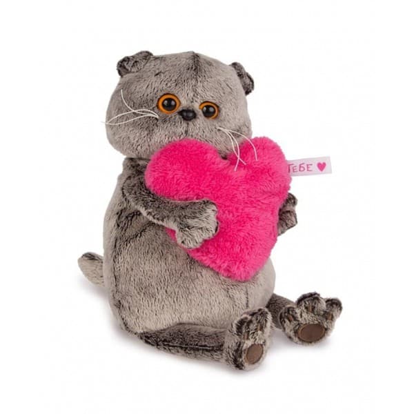 Басик & Ко с розовым сердечком 19 см фото 1