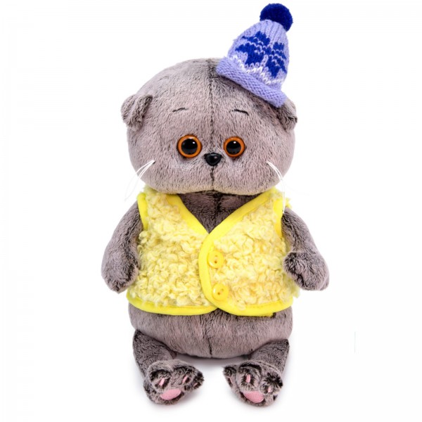 Басик BABY в меховом жилете 20 см фото