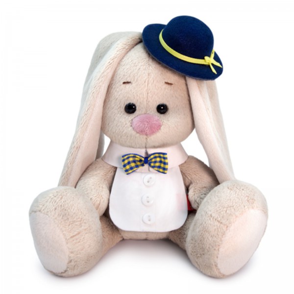 Зайка Ми в котелке и манишке 15 см фото