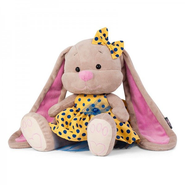 Зайка Лин в желтом платье, 25 см фото 1