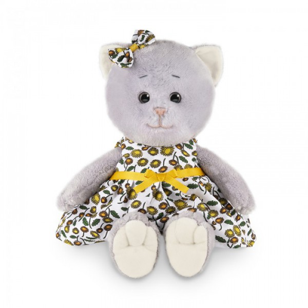 Мышель в летнем платье с цветым принтом 25 см фото 1