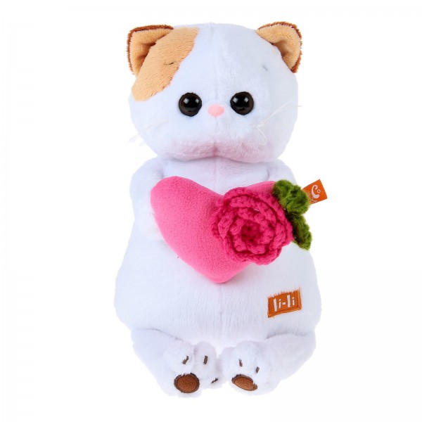 Ли-Ли с розовым сердечком 27 см фото 1
