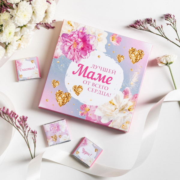 Набор 9 шоколадок "Любимой маме" в ассортименте фото 2