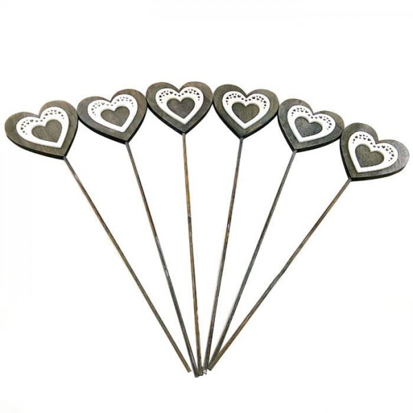 Топпер "Сердце"  в ассортименте фото 3