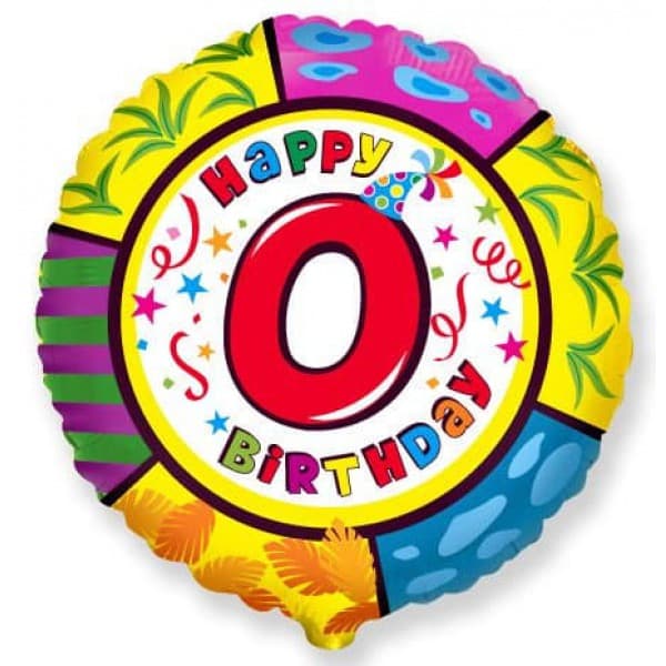 Цифра "0" 18"/48 см фото