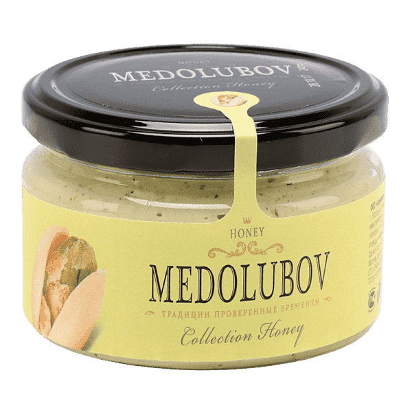Крем-мёд Медолюбов с фисташкой, 250 мл фото