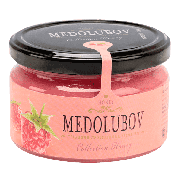 Крем-мёд Медолюбов малина-земляника, 250 мл фото
