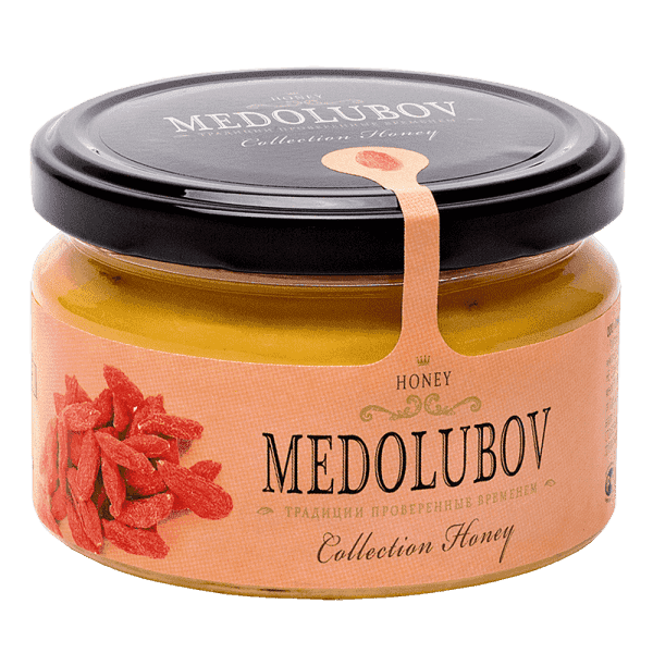 Крем-мёд Медолюбов с ягодами годжи, 250 мл фото
