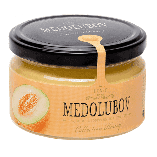 Крем-мёд Медолюбов с дыней, 250 мл фото