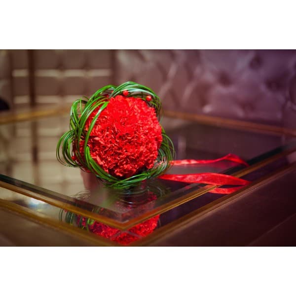 Букет невесты из гвоздики фото 1