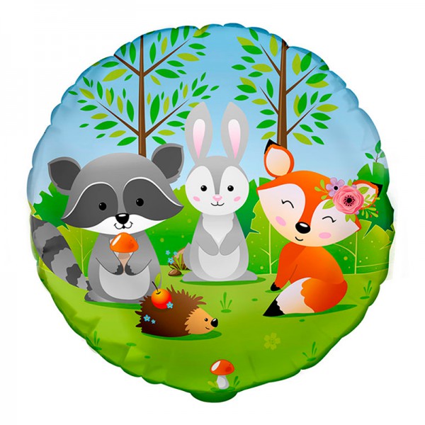 Волшебный лес, фольгированный шар 18"/46 см фото