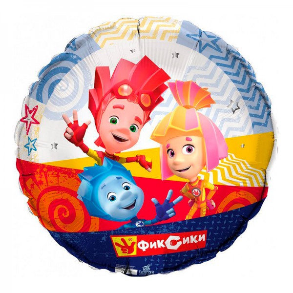 Фиксики Друзья, фольгированный шар 18"/46 см фото