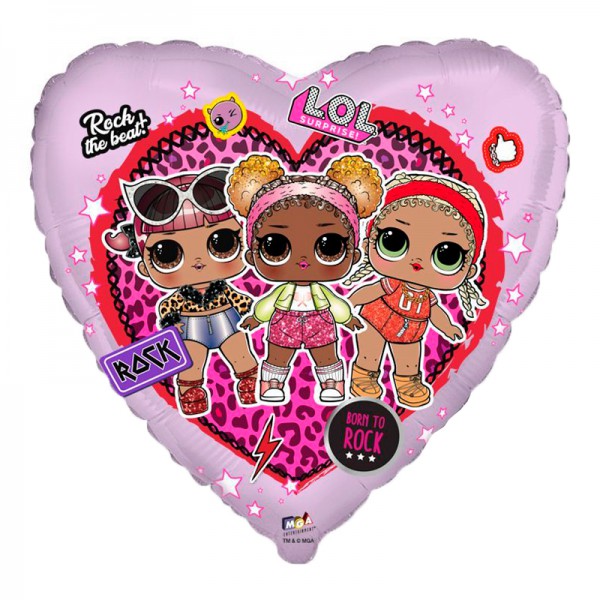 Куклы ЛОЛ, фольгированный шар 18"/46 см фото