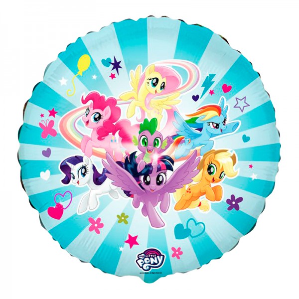 Пони Дружная команда, фольгированный шар 18"/46 см фото