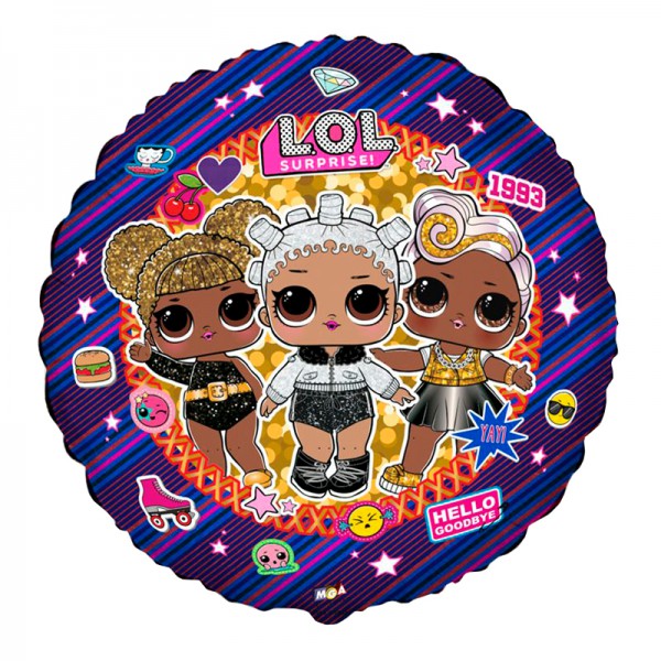 Куклы ЛОЛ, фольгированный шар 18"/46 см фото