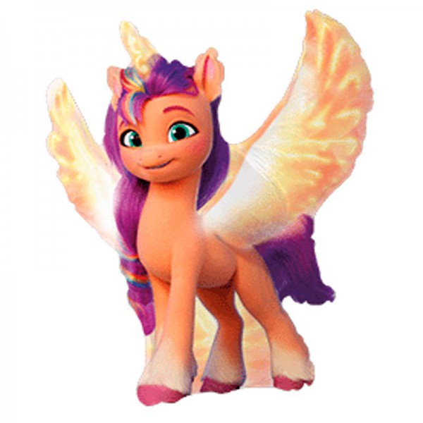 Лошадка Санни, фольгированный шар 34″/84см фото