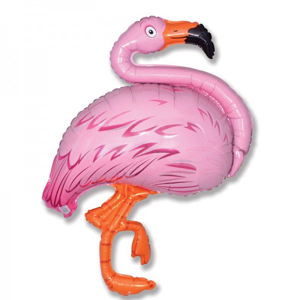 Фламинго, фольгированный шар 51"/1,3 м фото