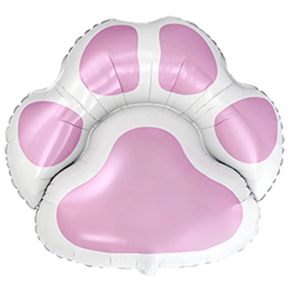 Лапка розовая, фольгированный шар 29"/73 см фото