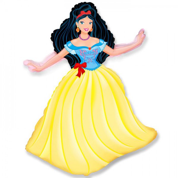 Леди бантик, фольгированный шар 39"/99 см фото