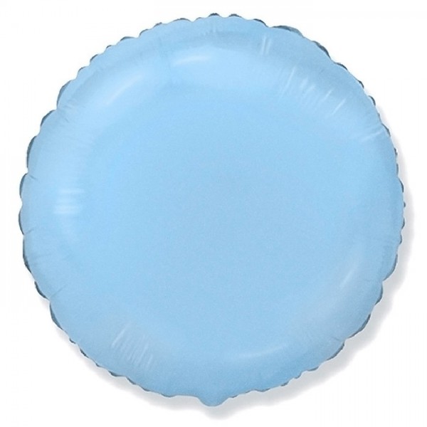 Круг Светло Голубой 18" / 48 см фото