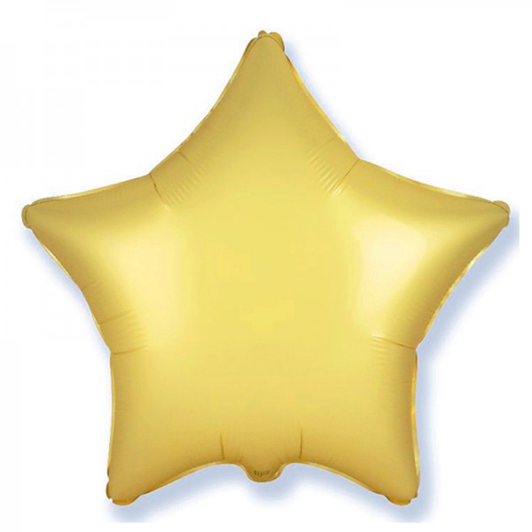 Звезда Горчичный сатин 18" / 48 см фото