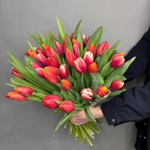 Букет из 51 тюльпана фото 2