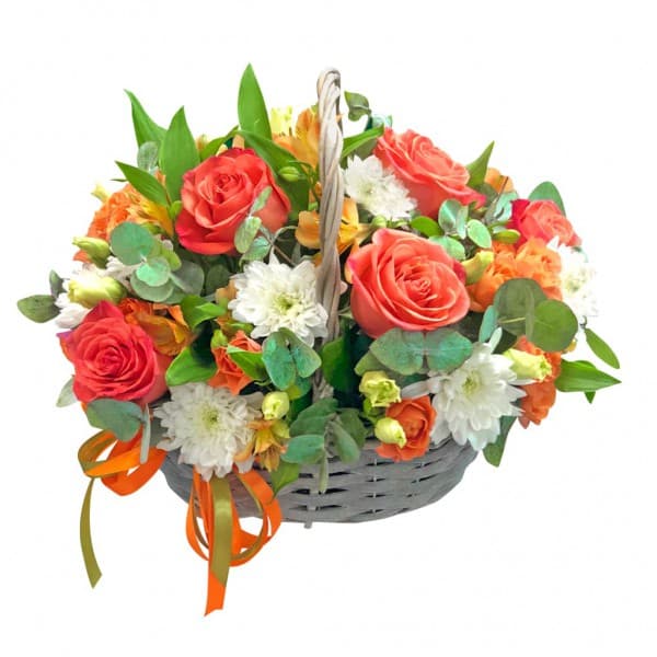 Композиция "Оранжевые краски" фото