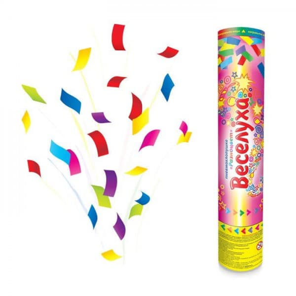 Пневмохлопушка Разноцвет 30 см фото