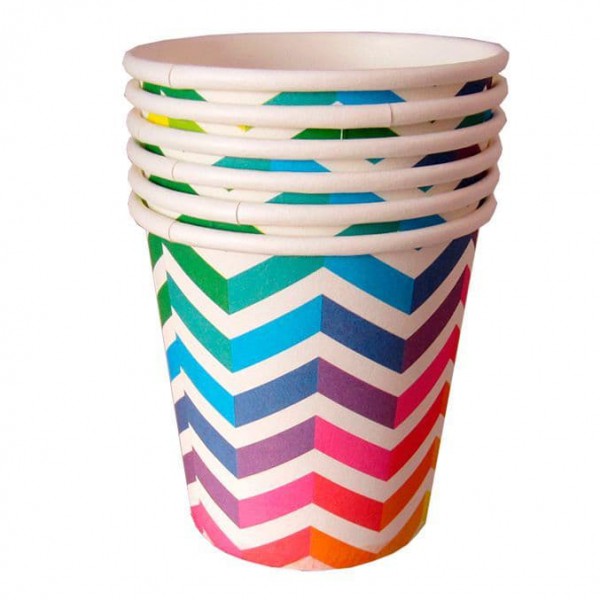Стаканы "Зигзаг" Разноцвет фото