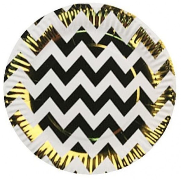 Тарелки "Зигзаг Золотой" фото