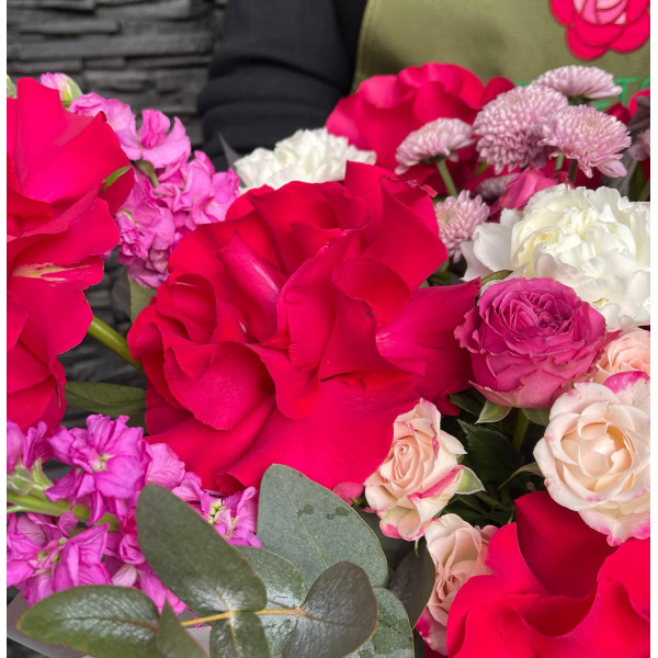 Корзина с розами фото 3