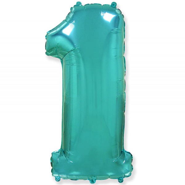 Цифра "1" Тиффани 40" / 102 см фото