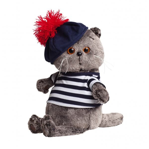 Басик в тельняшке и берете 22 см фото 1