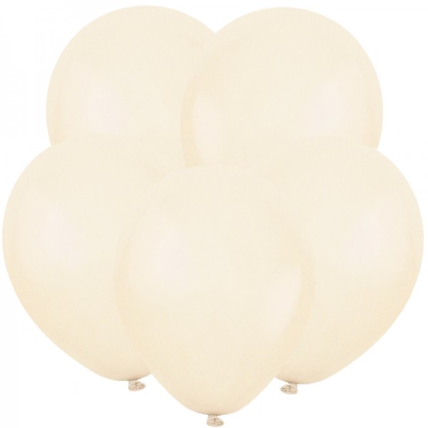 Латексный шар без рисунка "Белый песок" 12"/30 см + гелий* фото