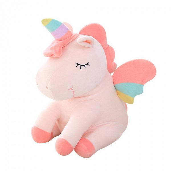 Единорог радужные крылья сидит 20 см МИКС фото 4