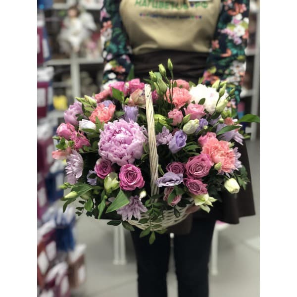 Композиция "50 оттенков розового" фото 2