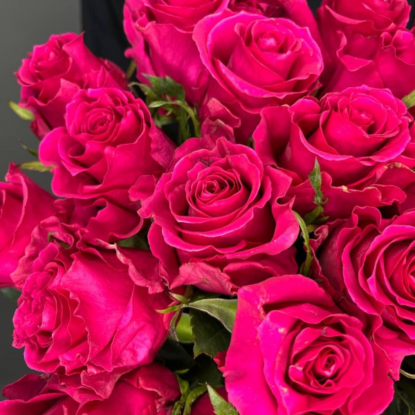 25 розовых роз фото 4