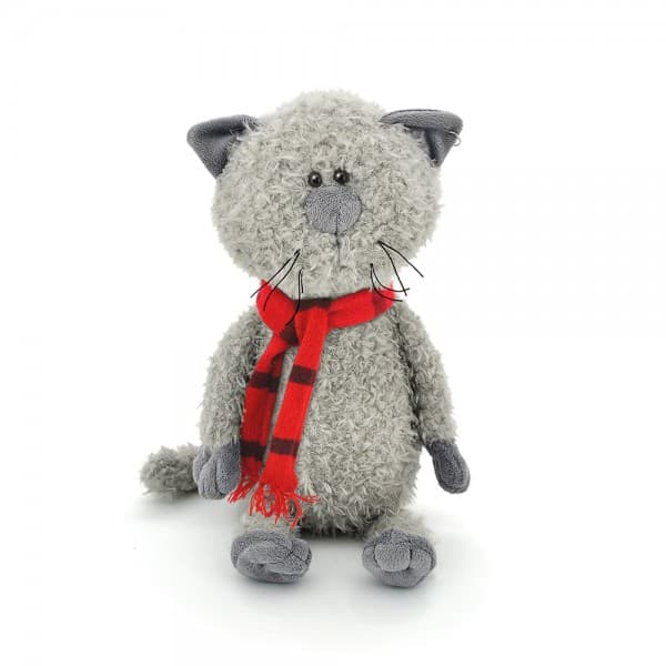 Кот Обормот в шарфике 20 см фото