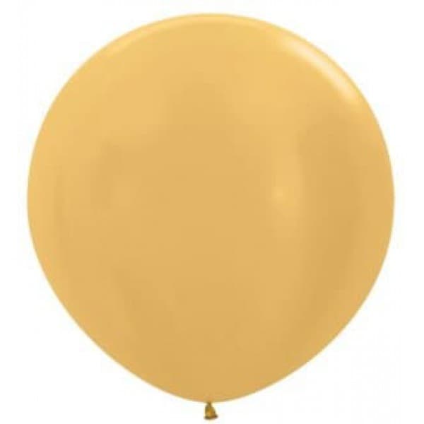 Золото, Пастель 36"/ 1 м + гелий + Hi-Float* фото