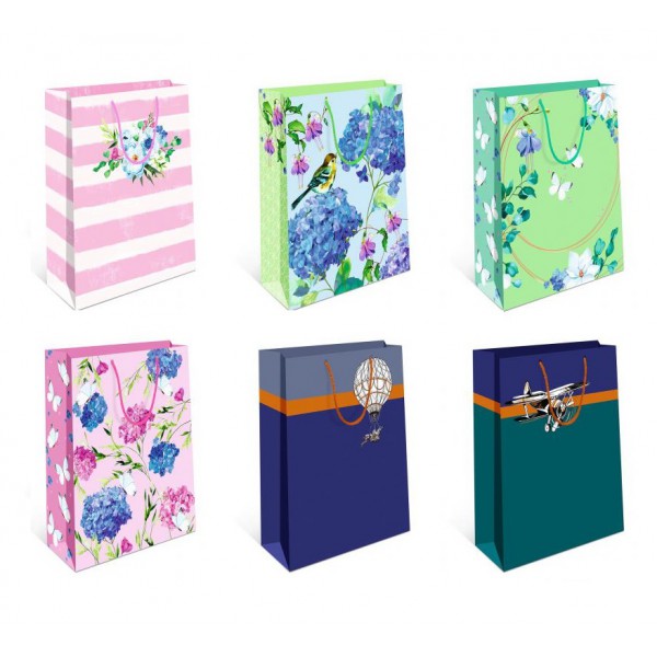 Пакет подарочный размер S в ассортименте фото