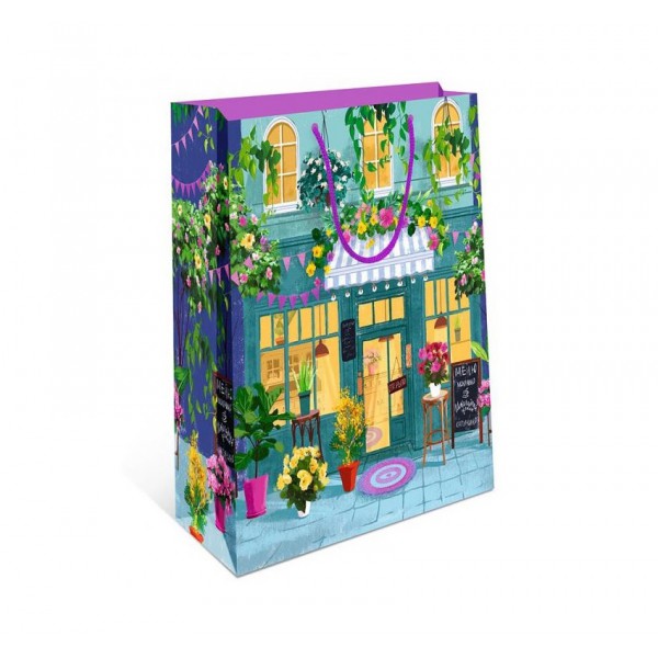 Пакет подарочный размер L в ассортименте фото 4