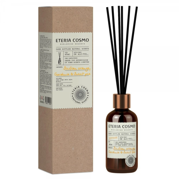 Диффузор Апельсин гардения и душистый горошек ETERIA COSMO  45 мл фото