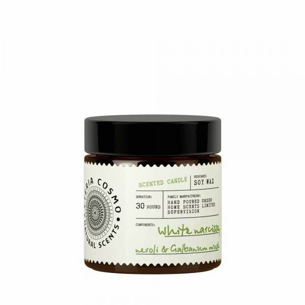 Ароматическая свеча в банке Нарцисс нероли и мускус ETERIA COSMO 88 г фото